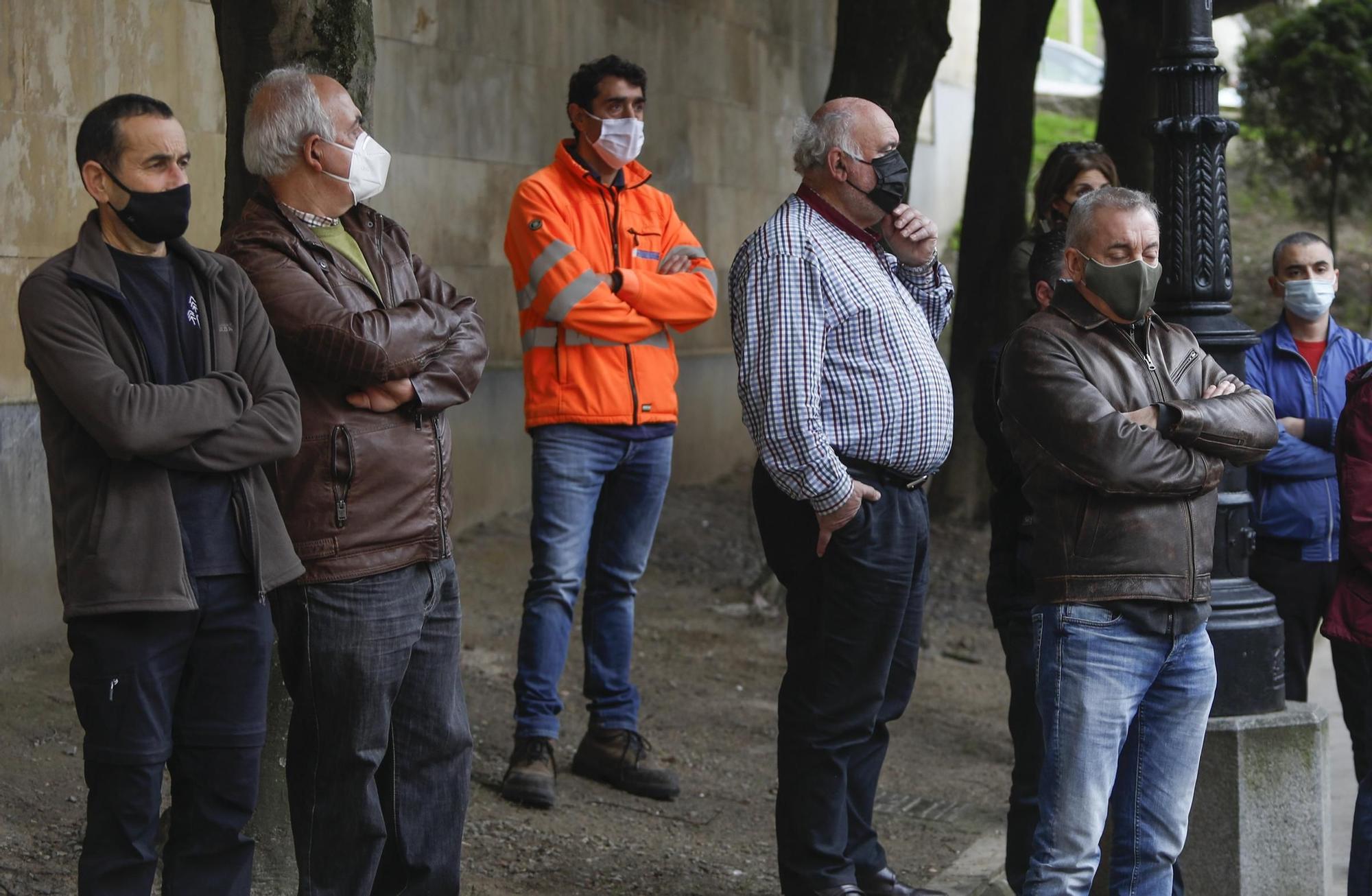 Funeral de Virgilio García, el operario sepultado por la nieve en San Isidro