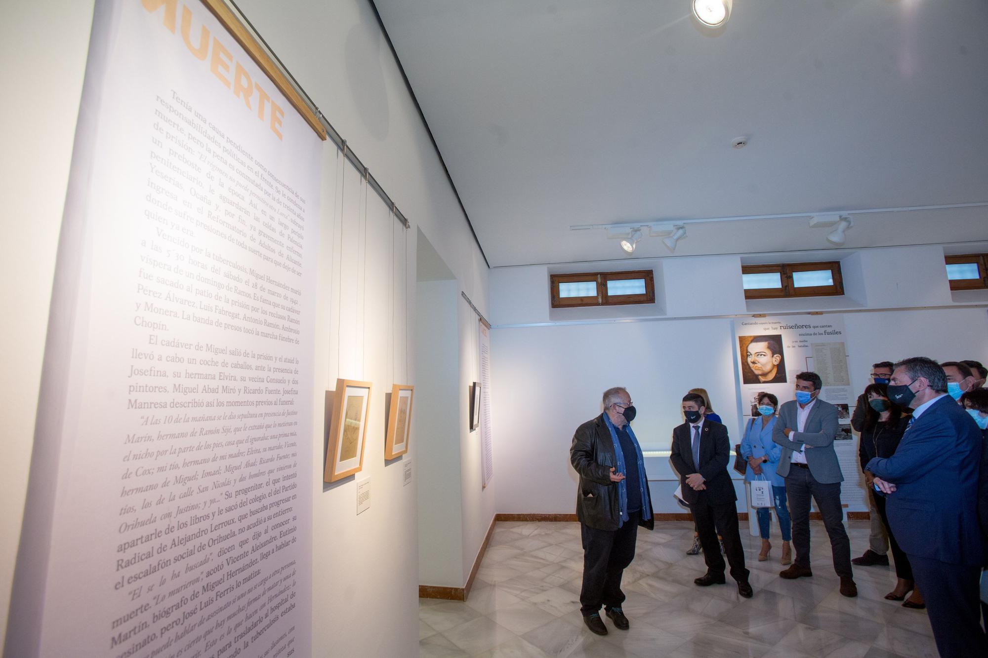 Exposición "Miguel Hernández. A plena luz" en la Diputación de Alicante