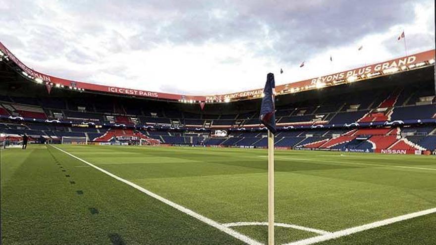 Estadio del ParÃ­s Saint Germain, donde el miÃ©rcoles se disputÃ³ el Ãºltimo partido de la Champions, a puerta vacÃ­a, hasta ahora, entre el PSG y el Dortmund.