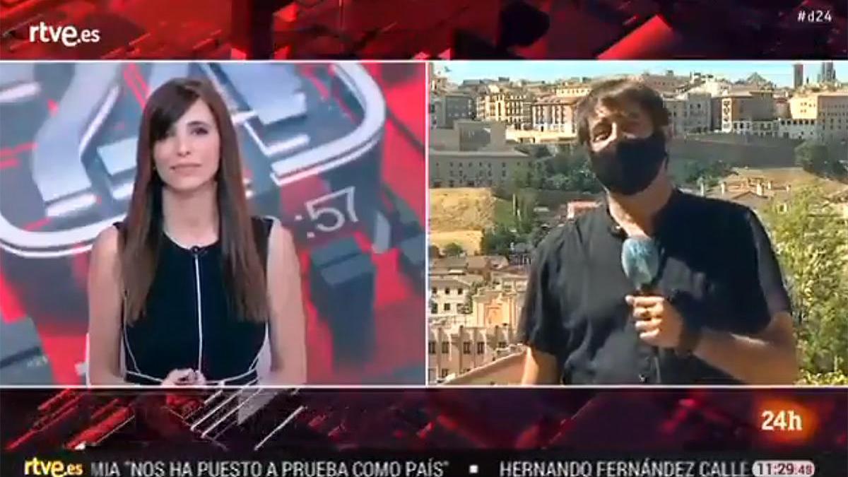 La sorprendente crónica del calor en Toledo de un periodista de TVE