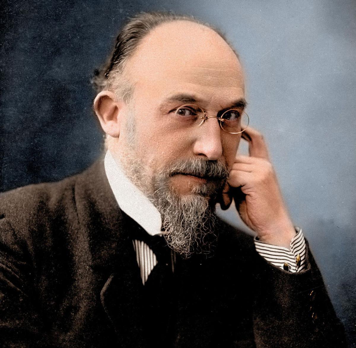 Retrato del músico Erik Satie.