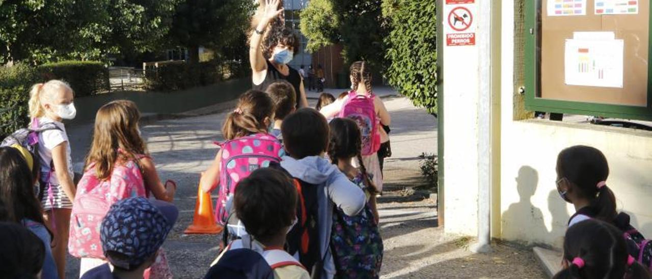 Niños en un colegio. |   // ALBA VILLAR