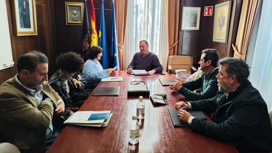 El trazado definitivo de la senda cicloturista entre Villaviciosa y El Puntal empieza a tomar forma