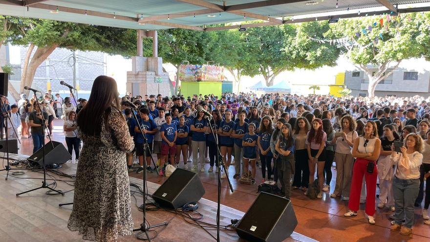 Más de 3.000 estudiantes de Gran Canaria se citan en Cruce de Arinaga