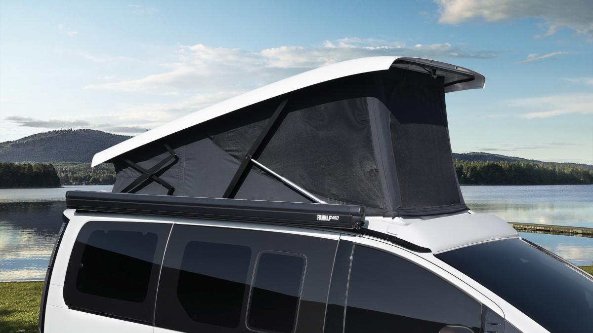 Techo desplegable eléctrico del Hyundai Staria Camper Concept