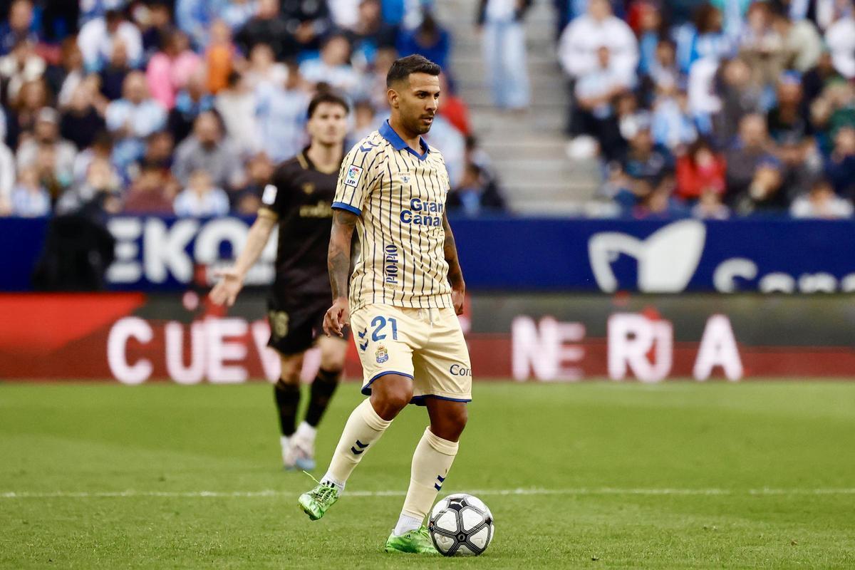 Viera, en el último pulso contra el Málaga.