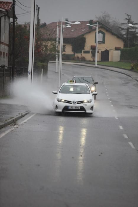 Los efectos del temporal "Ana" en Asturias