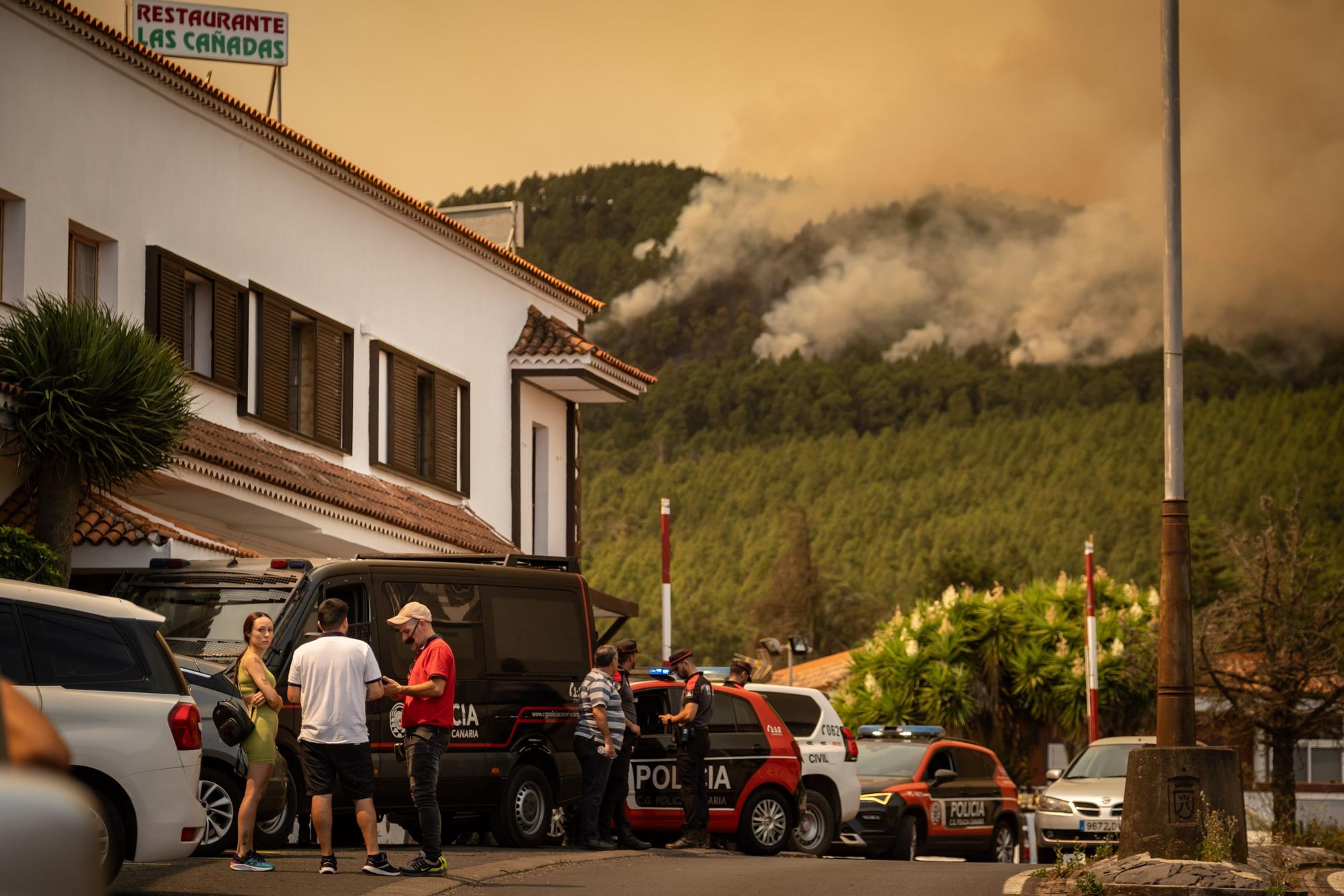 Incendio en Tenerife, este jueves