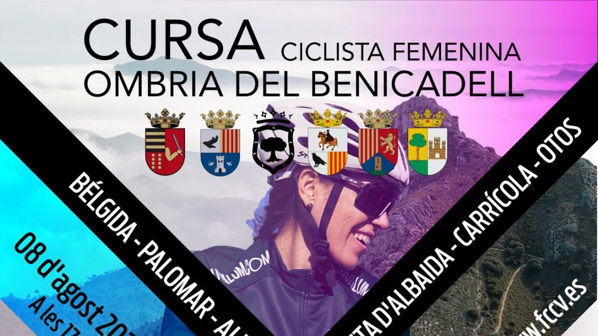 Cartel de la carrera ciclista femenina de Bèlgida.