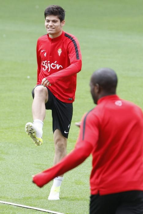 Entrenamiento del Sporting