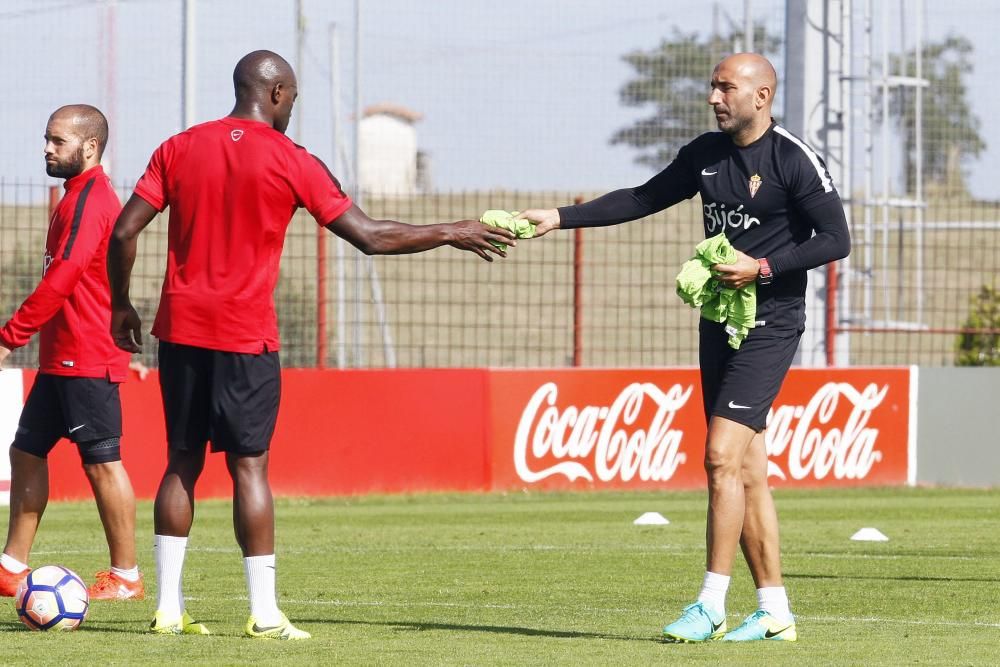 Entrenamiento del Sporting de Gijón