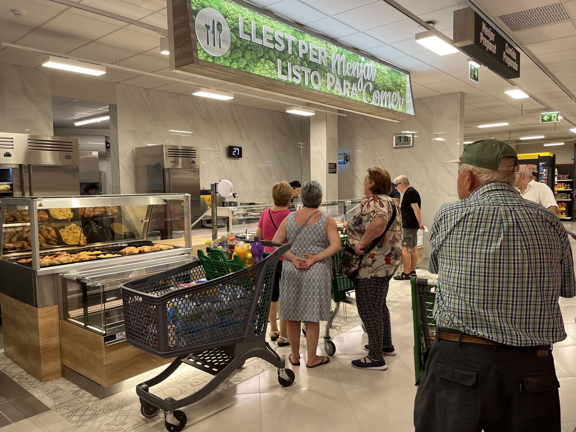 Nueva sección &#039;Listo para Comer&#039; del supermercado de Mercadona en el Rafal (Palma)
