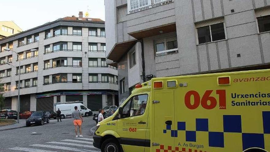 Una ambulancia estuvo toda la noche en la proximidad. // i.Osorio