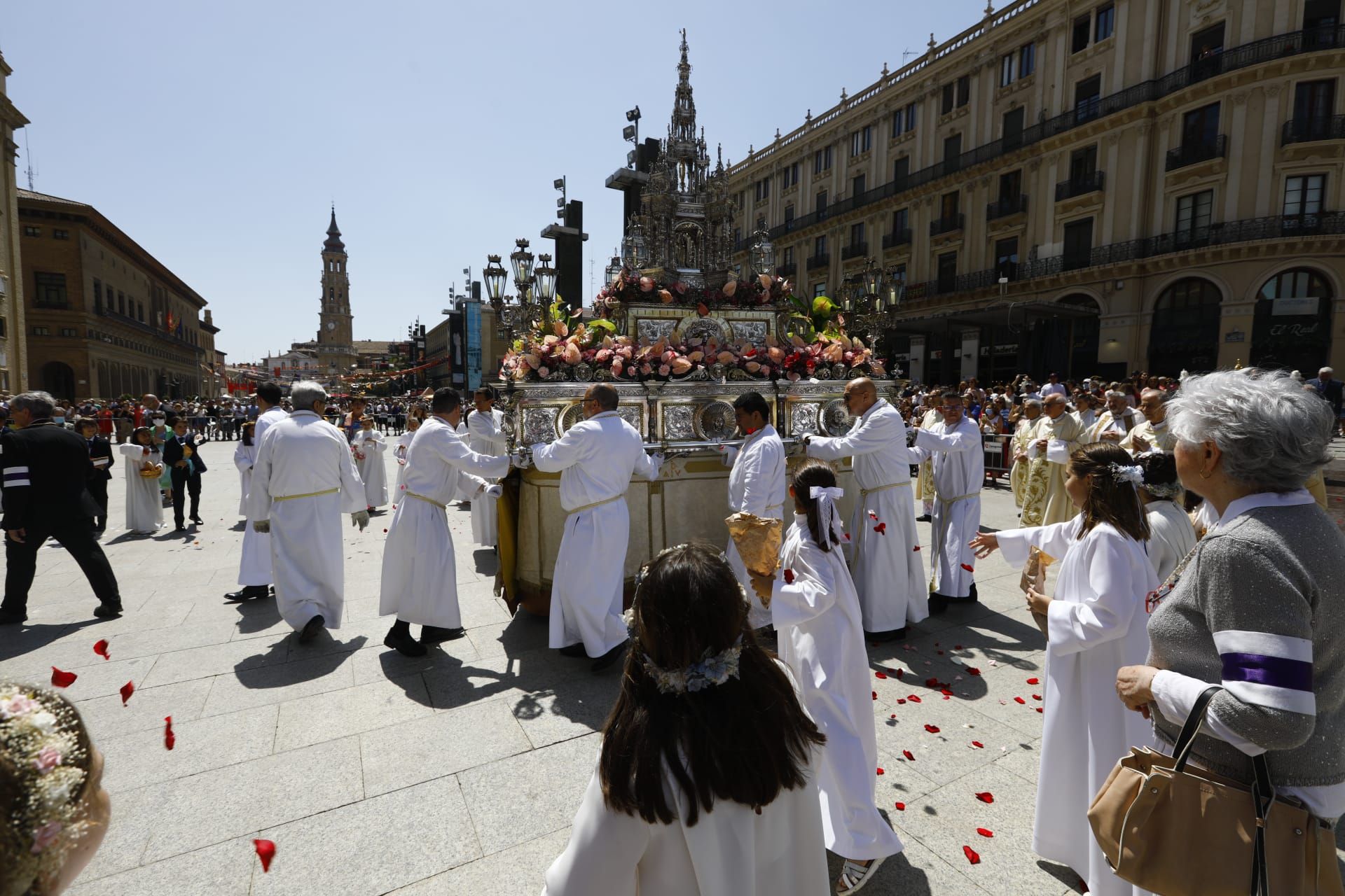 Procesión del Corpus Christi en Zaragoza