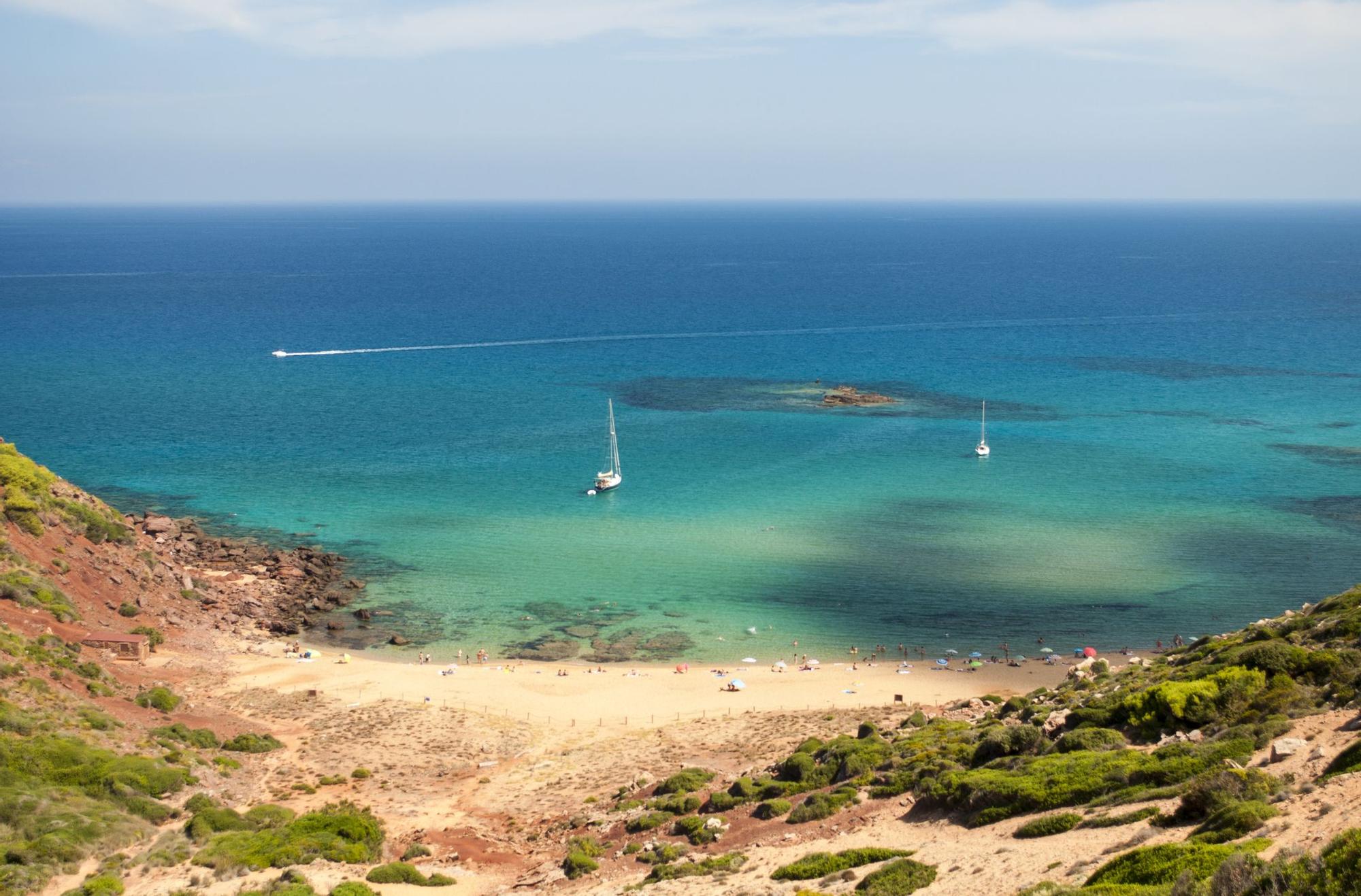 La Cala Pilar es un joya para relajarse unos días en Menorca