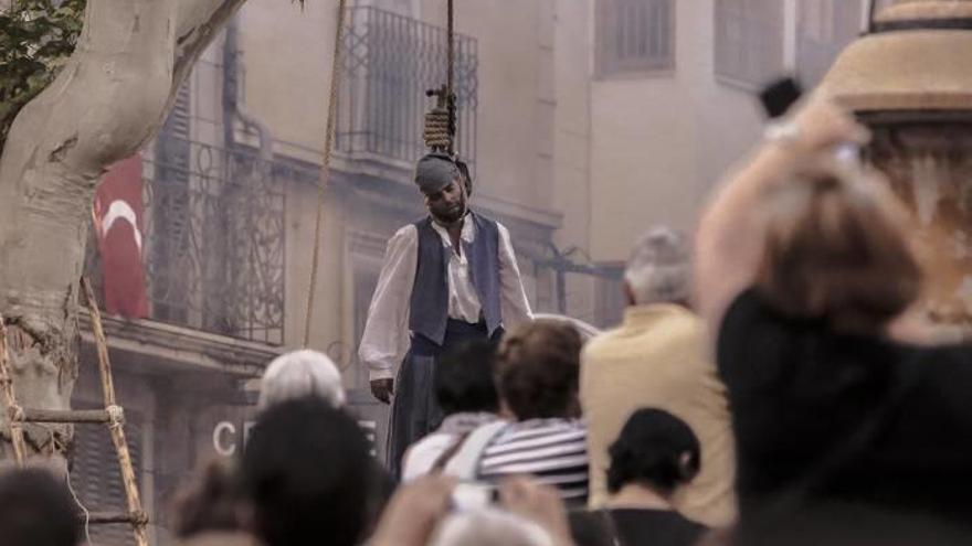 Uno de los ahorcamientos representados en el Firó de Sóller.