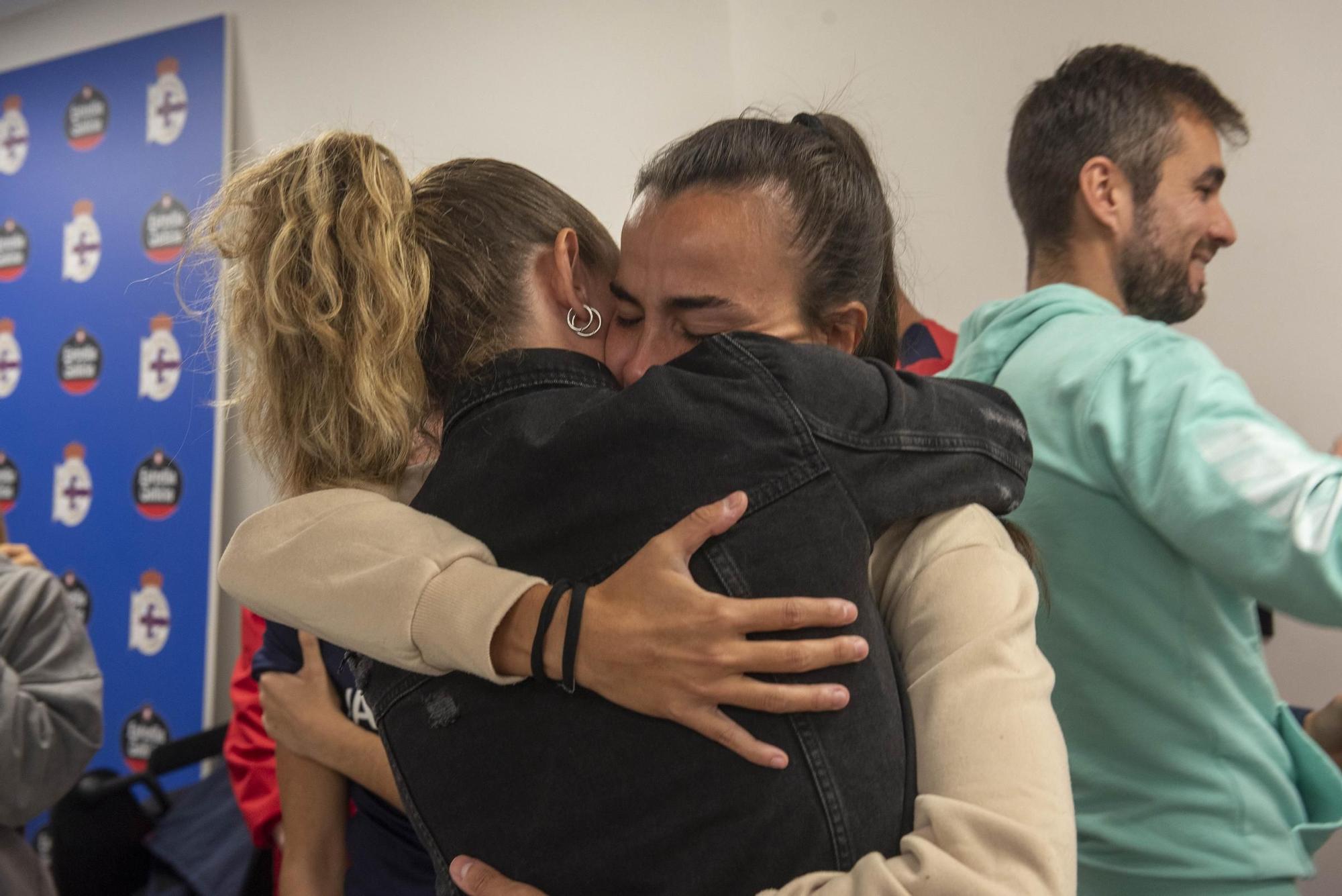 Despedida de Irene Ferreras como entrenadora del Deportivo