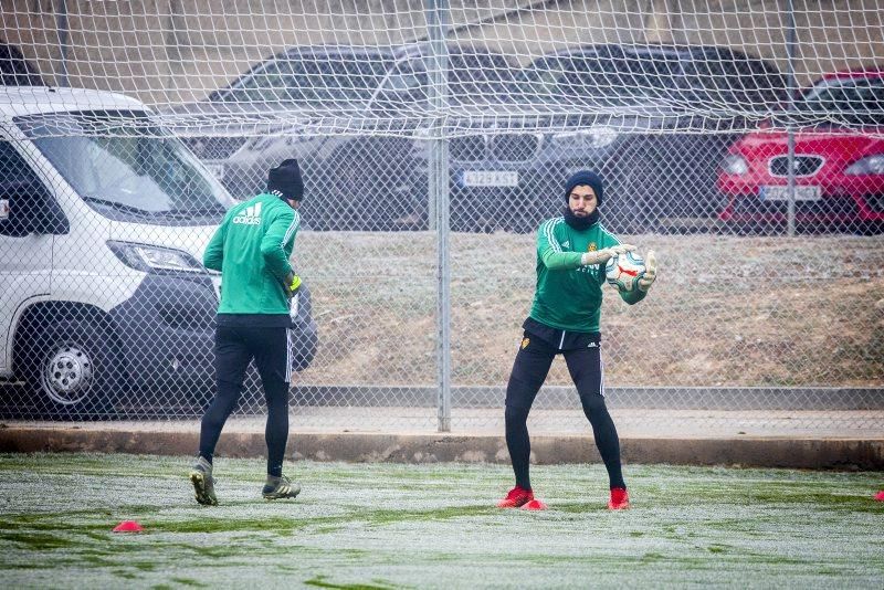 Entrenamiento del 13 de enero del Real Zaragoza