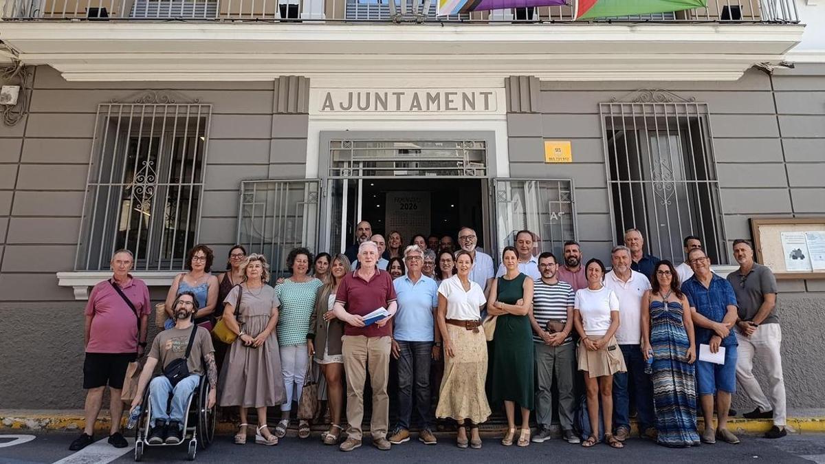 Los participantes en la reunión del Consejo Rector de Pacte'MA