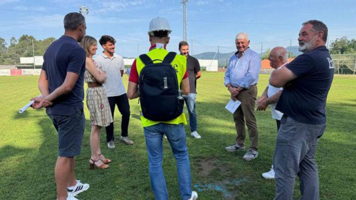 Visita al campo, ayer.