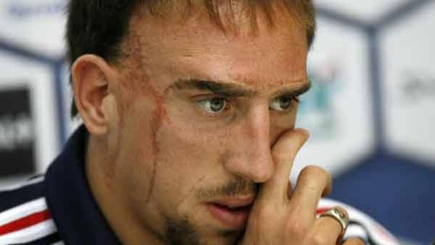 El futbolista internacional francés Frank Ribéry.