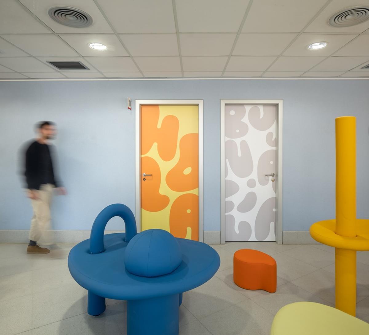 Nova sala d'espera de pediatria de l'Hospital de Figueres