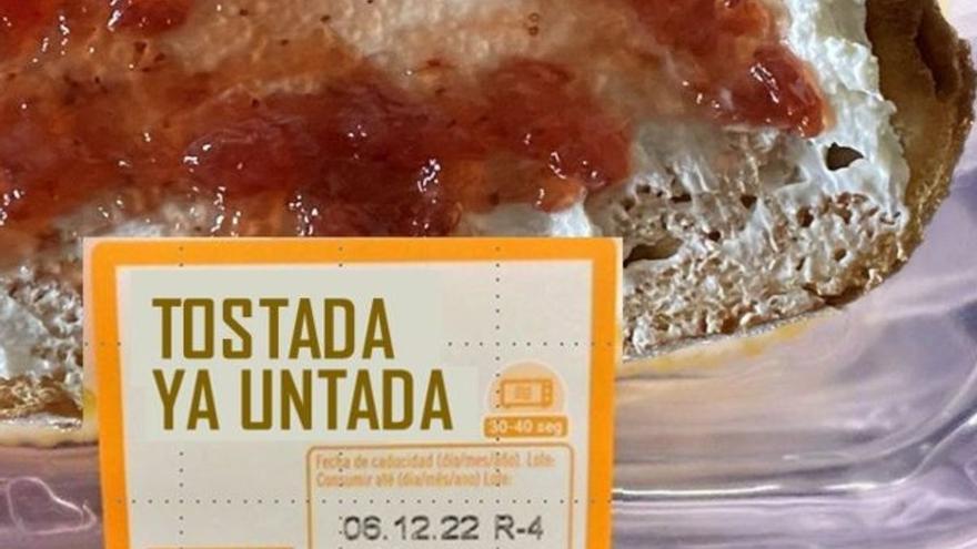 Tras el huevo frito envasado, &quot;llega&quot; la tostada ya untada de Mercadona