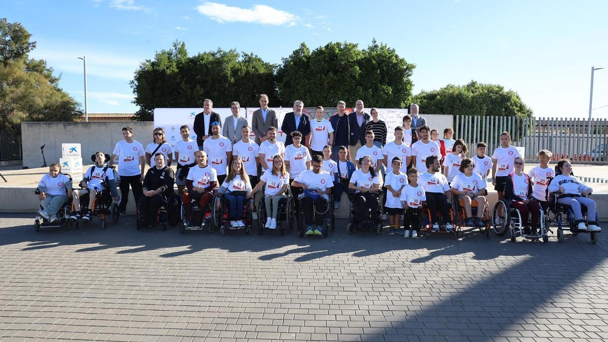 Participantes del  ‘Draft Paralímpico’ en la Ciudad del Deporte de Torrent.