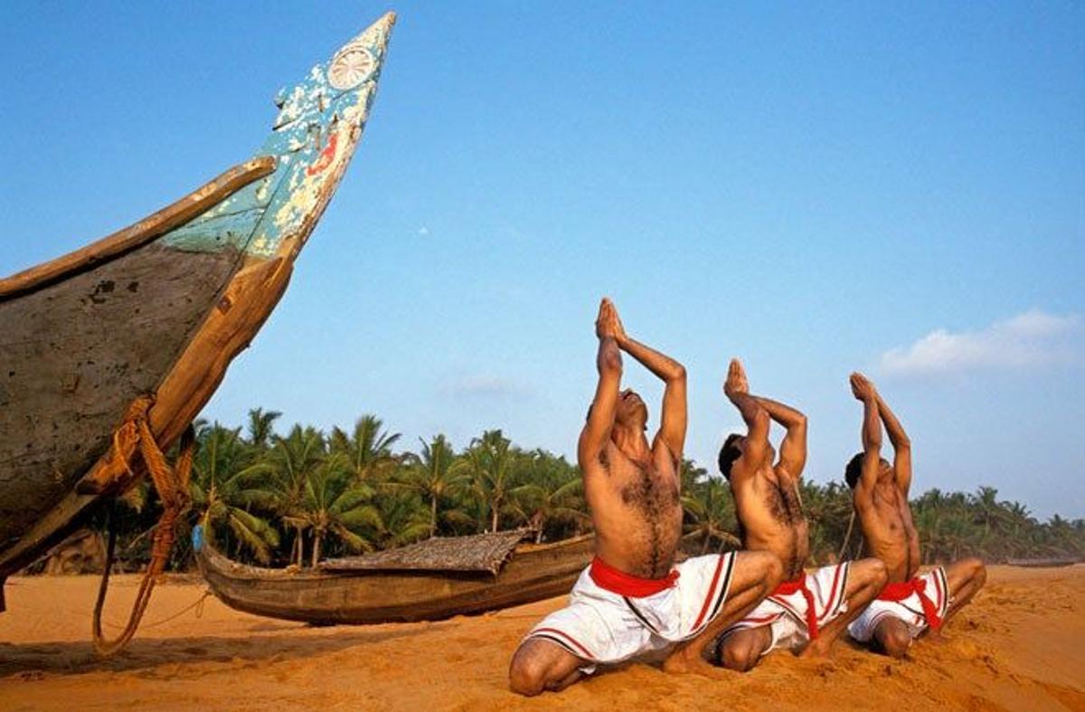 El Kalarippayat es un arte marcial indio con más de 3.000 años de antigüedad.