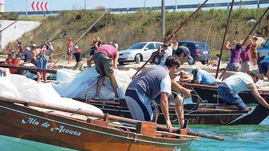 Case corenta dornas participaron na regata de O Bao o pasado fin de semana.