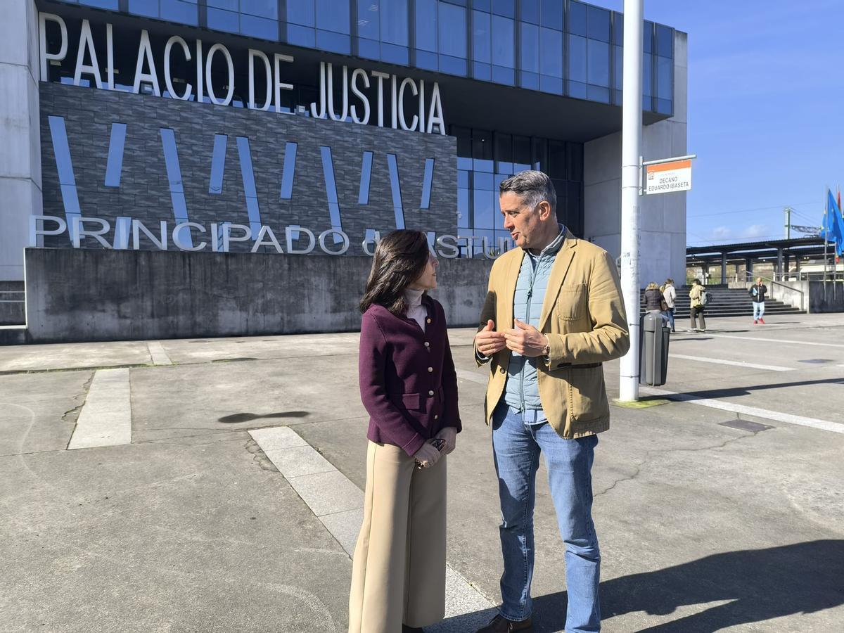 Cifuentes, ayer en el Juzgado