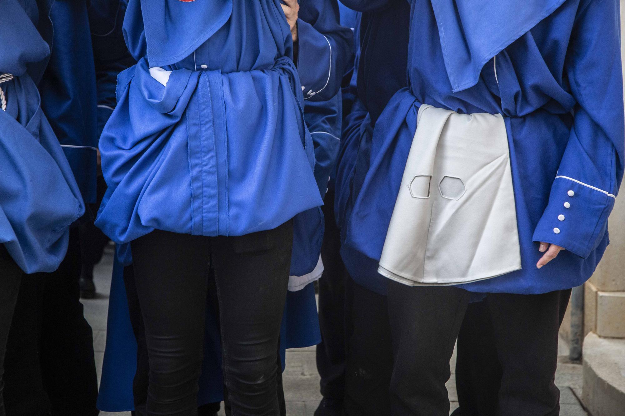 Hermandad Agustina procesiona el Lunes Santo por las calles del casco antiguo