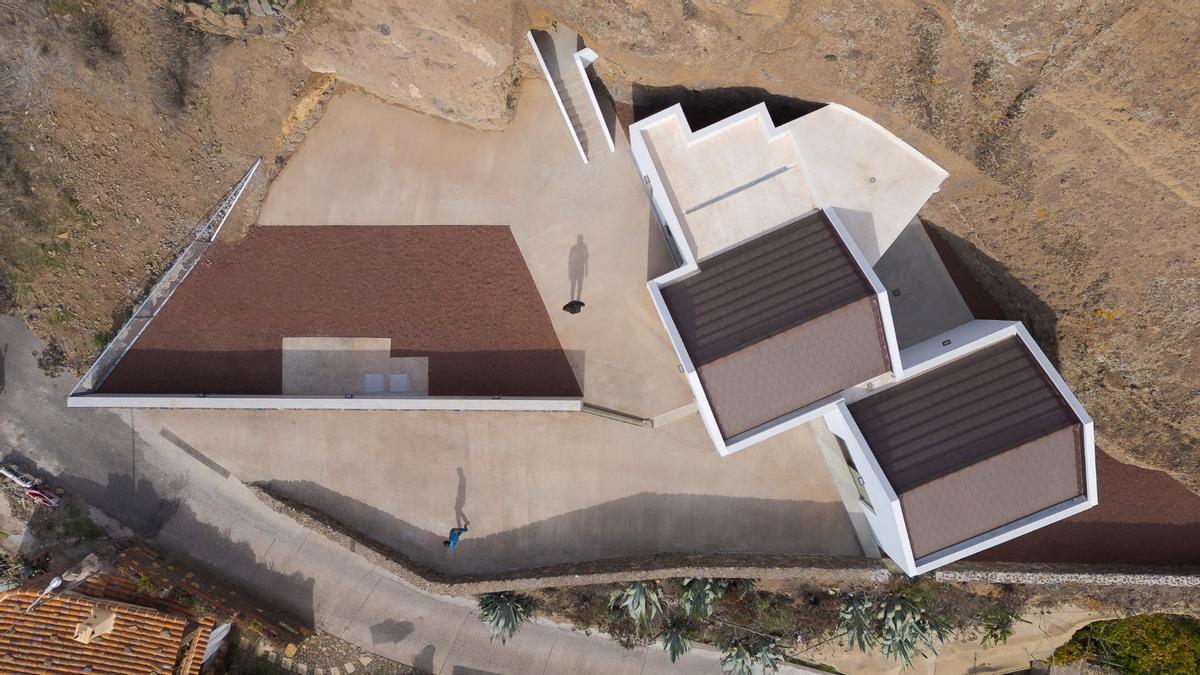 Vista cenital de Casa de las Cuevas.