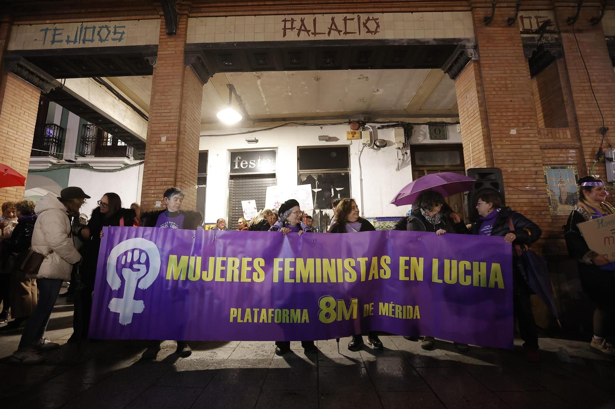 Manifestación en Mérida