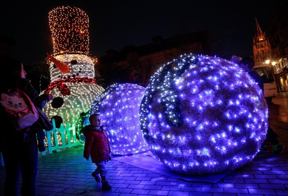 Luces de Navidad en Oviedo