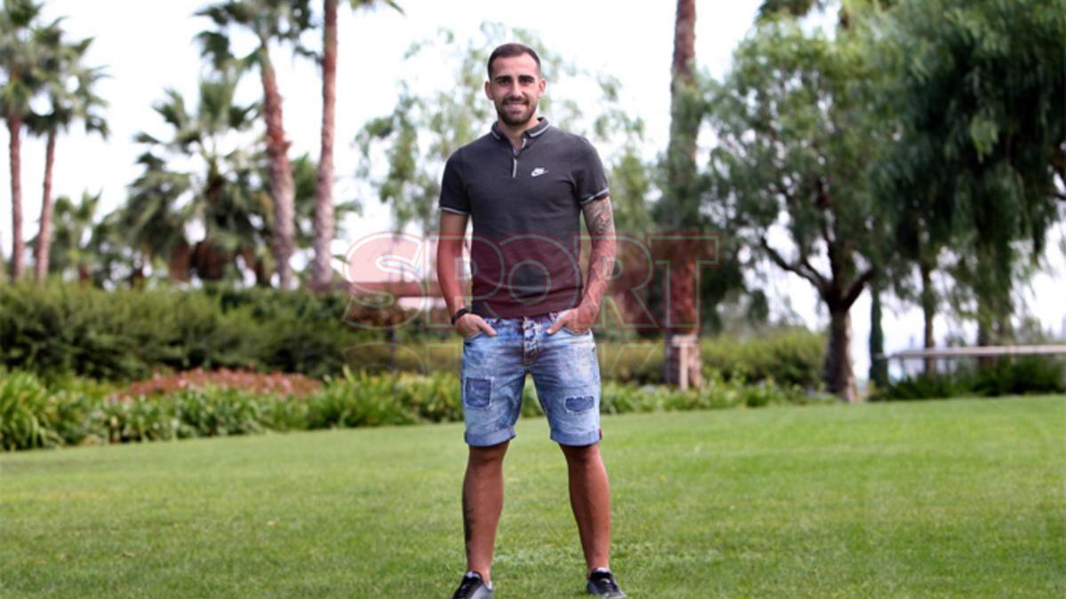 Paco Alcácer atendió a SPORT en su casa