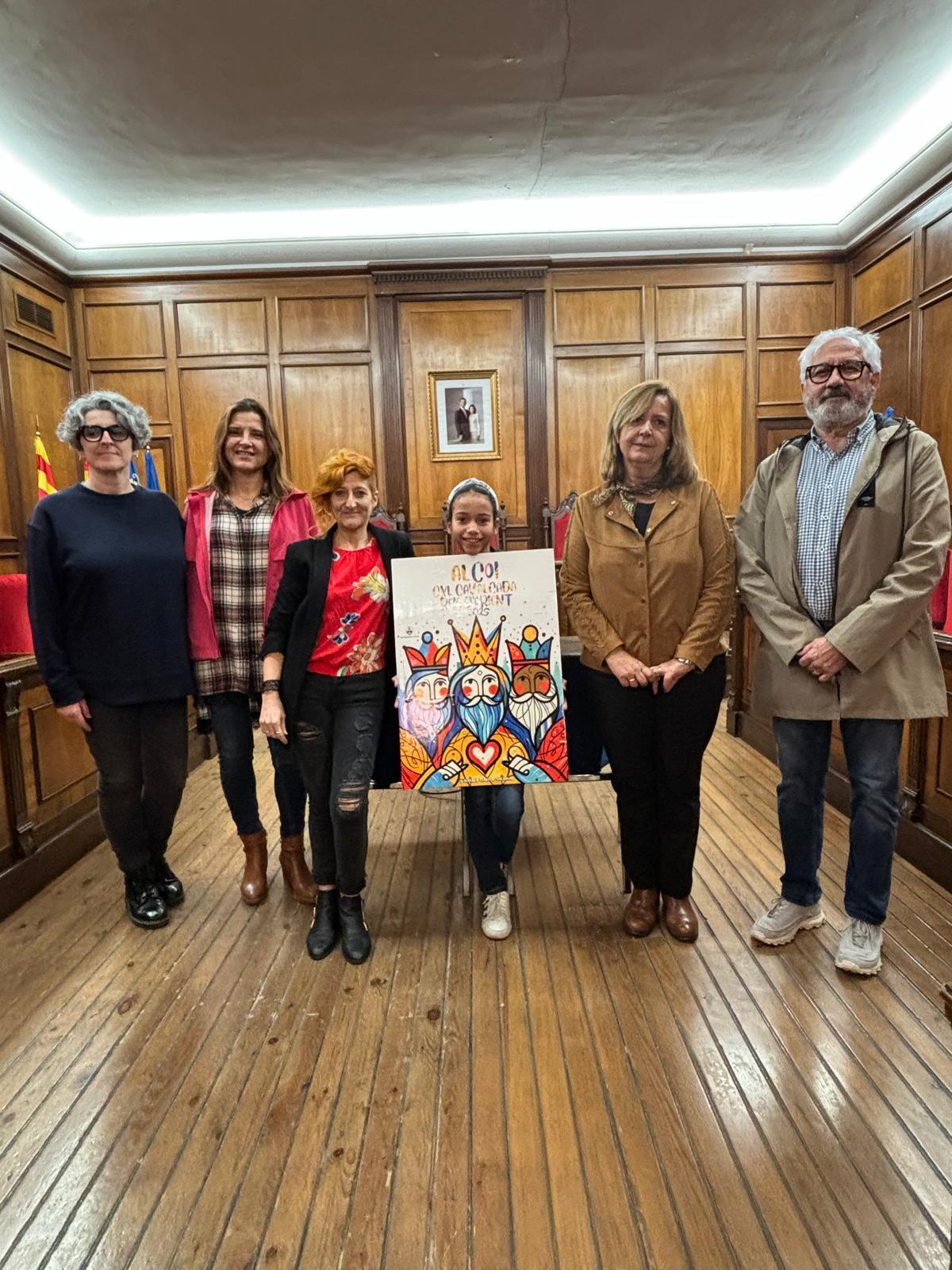 El jurado con el cartel ganador