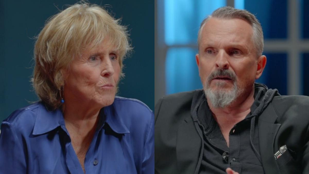 Mercedes Milá y Miguel Bosé en ’Milá vs. Milá’.