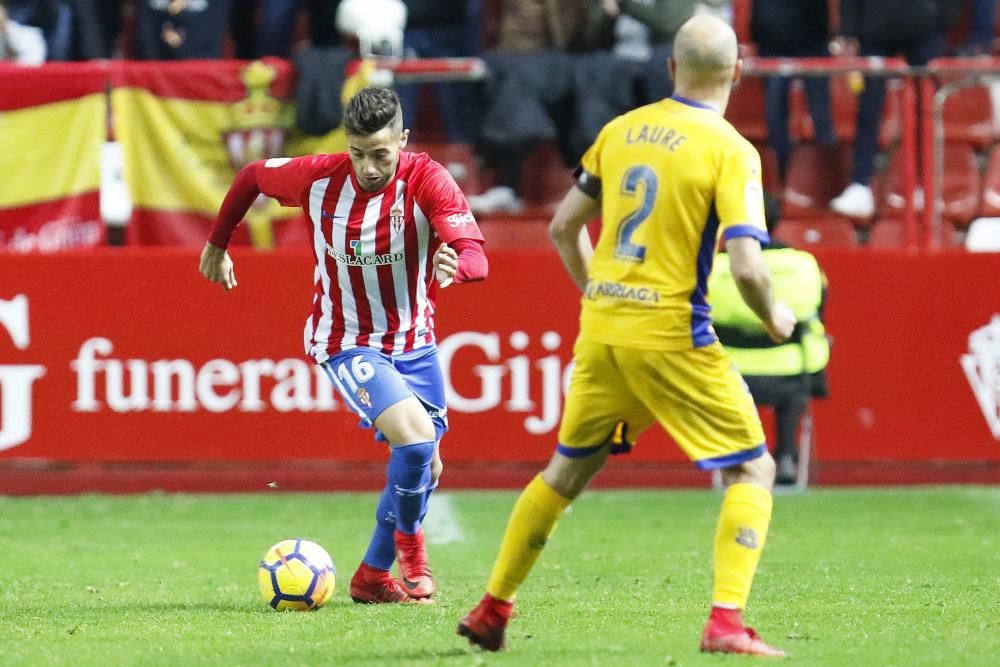 El partido entre el Sporting y el Alcorcón, en imágenes