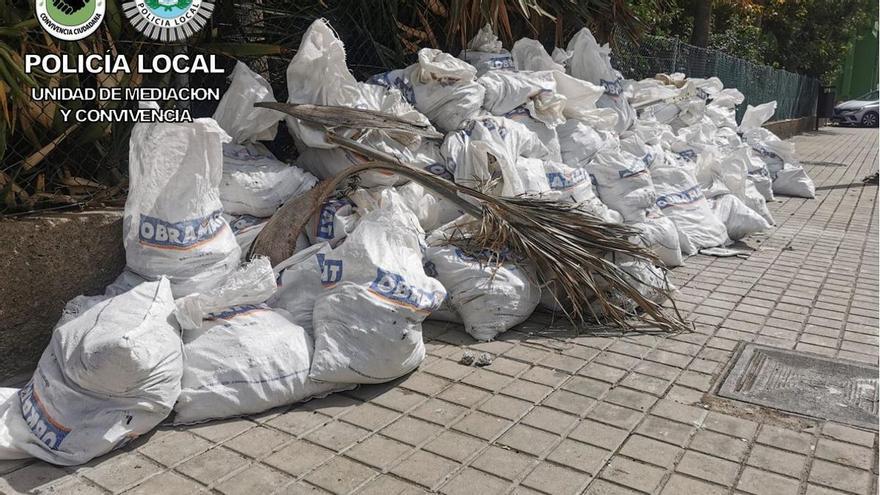 Denunciadas 21 personas por el abandono de residuos en la vía pública durante la Semana Santa en Las Palmas de Gran Canaria
