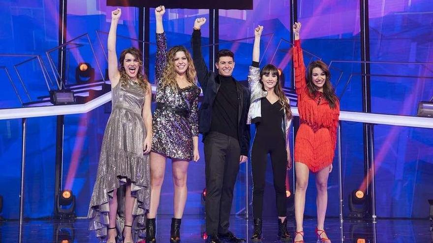 Los cinco finalistas de &#039;OT&#039;, Amaia, Miriam, Alfred, Aitana y Ana Guerra.