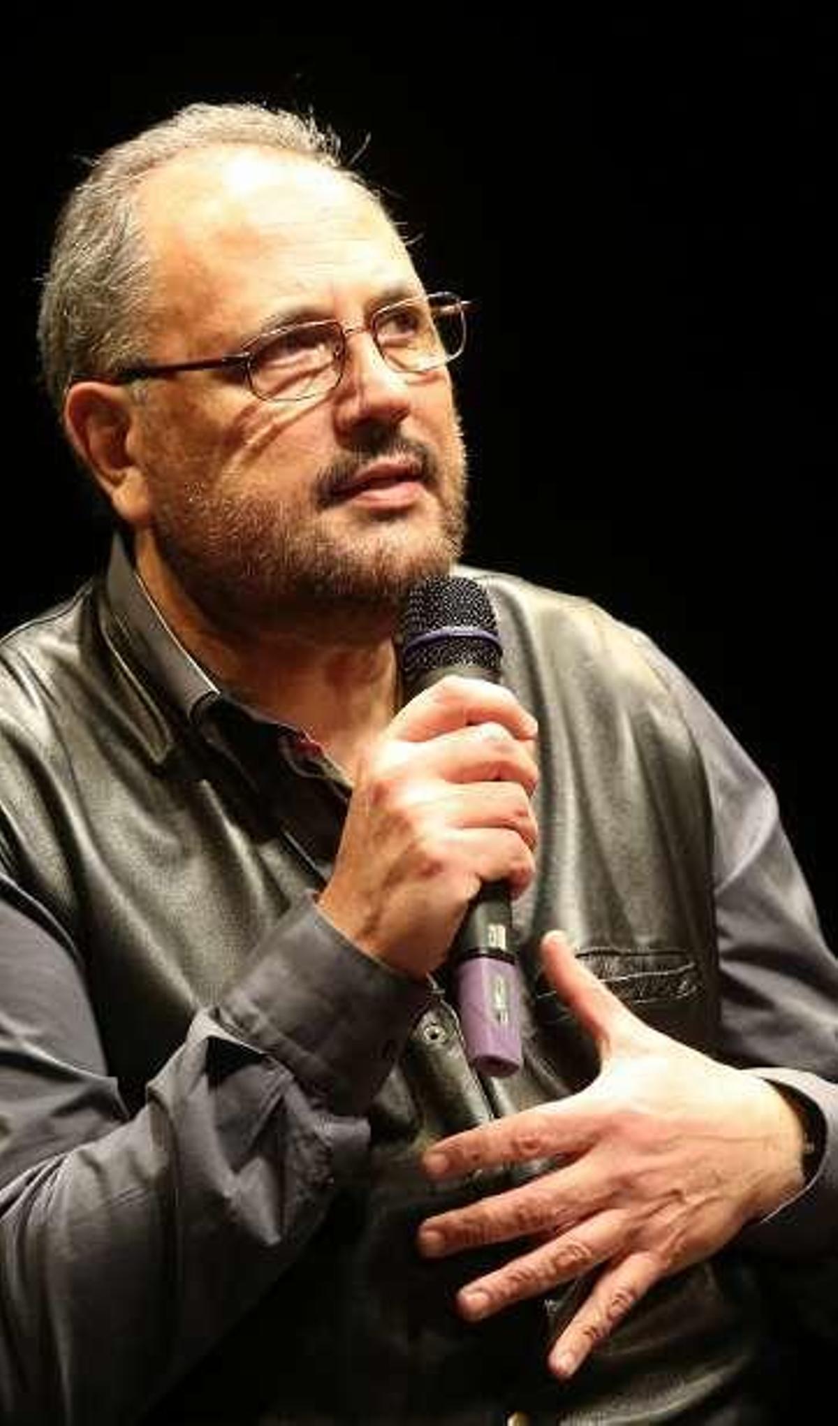 Ricardo Bru, en una de sus visitas a Asturias.