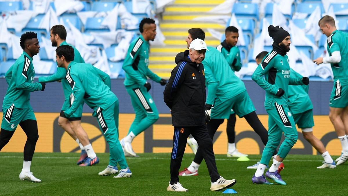 Casemiro y Alaba entrenan con el grupo