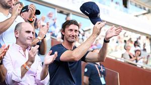 Ferrero, en su palco durante esta edición de Roland Garros.