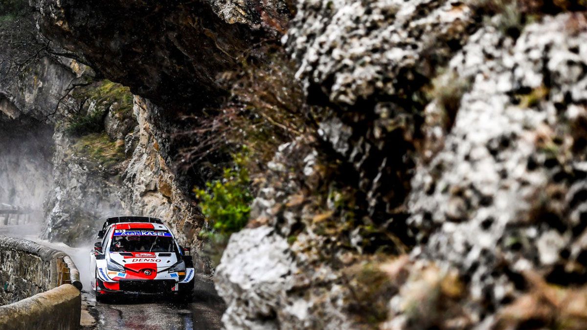 Evans, este viernes en el rally Montecarlo