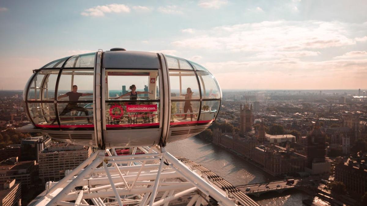 Yoga en el London Eye