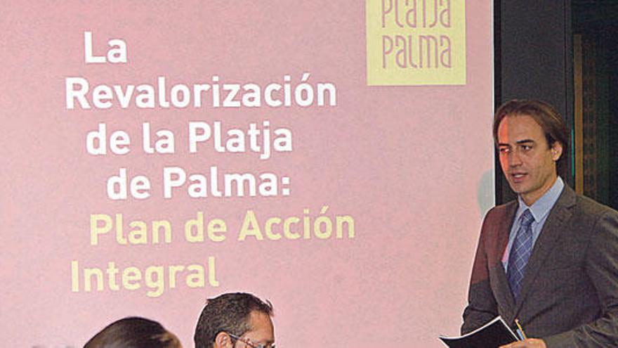 Gijón explicó el avance del PRI de la Platja de Palma.