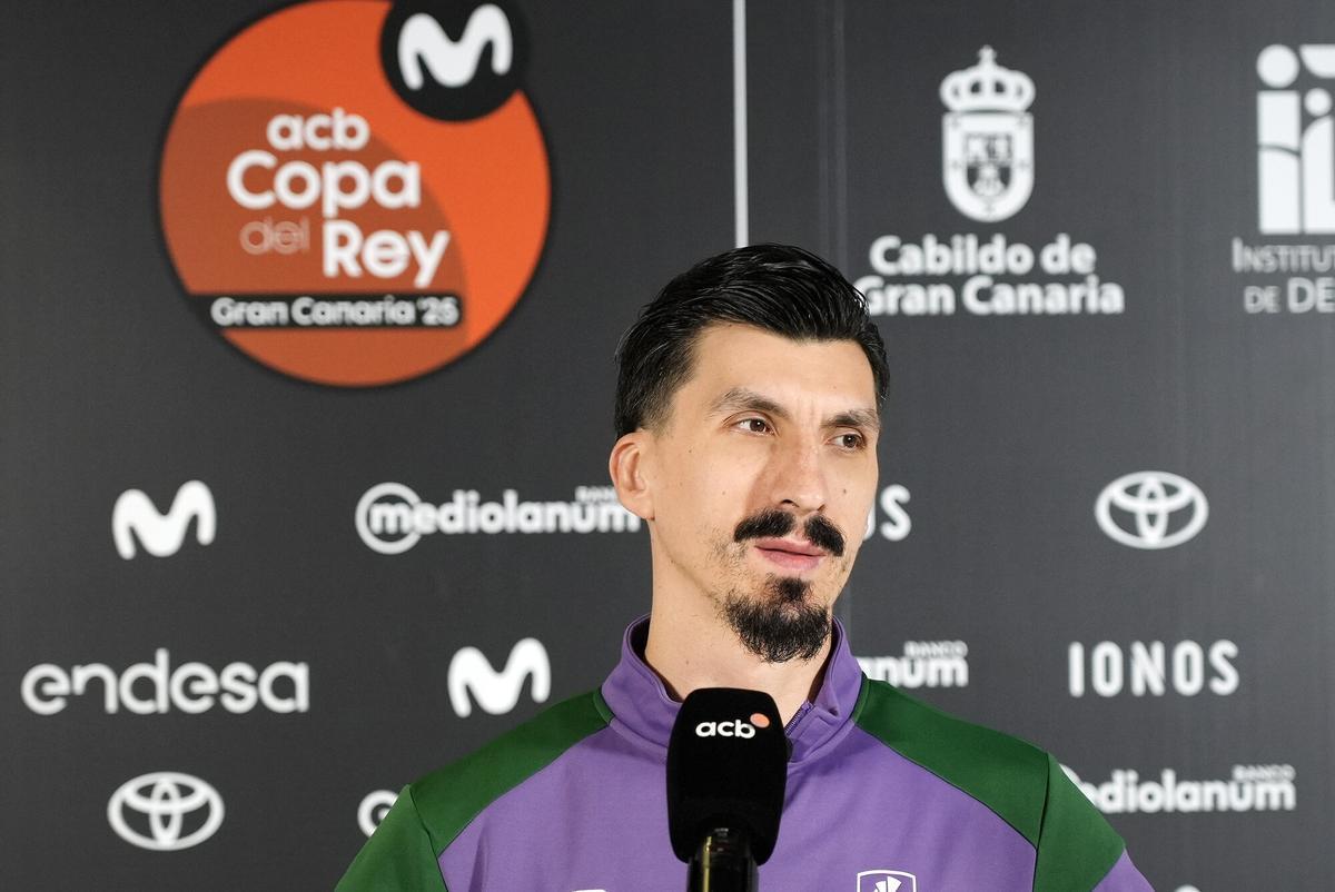 Nihad Djedovic, este sábado ante los medios en la Copa.