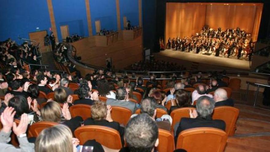 Imagen de una función en el Teatro Calderón, una vez finalizadas las obras de remodelación.