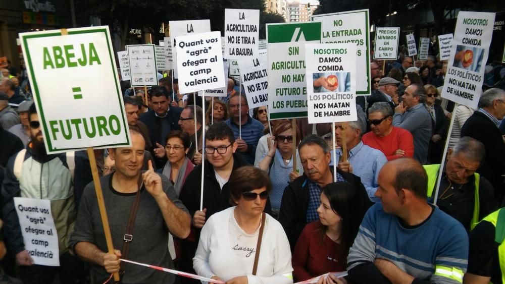 Los productores reclaman al Gobierno soluciones para acabar con la crisis del sector y garantizar la supervivencia de la agricultura